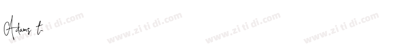 Adams t字体转换